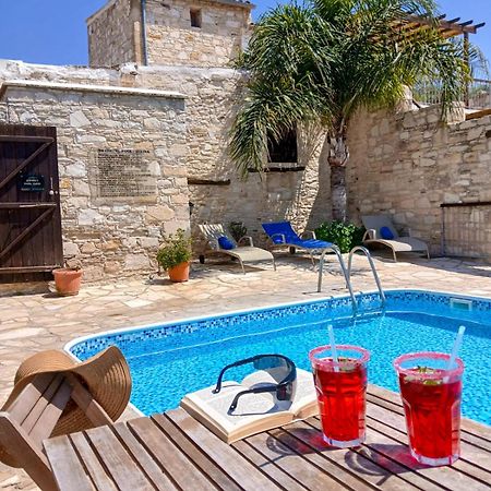 Athena'S Pool Oasis Daire Skarinou Dış mekan fotoğraf