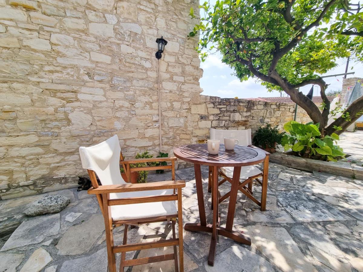 Athena'S Pool Oasis Daire Skarinou Dış mekan fotoğraf