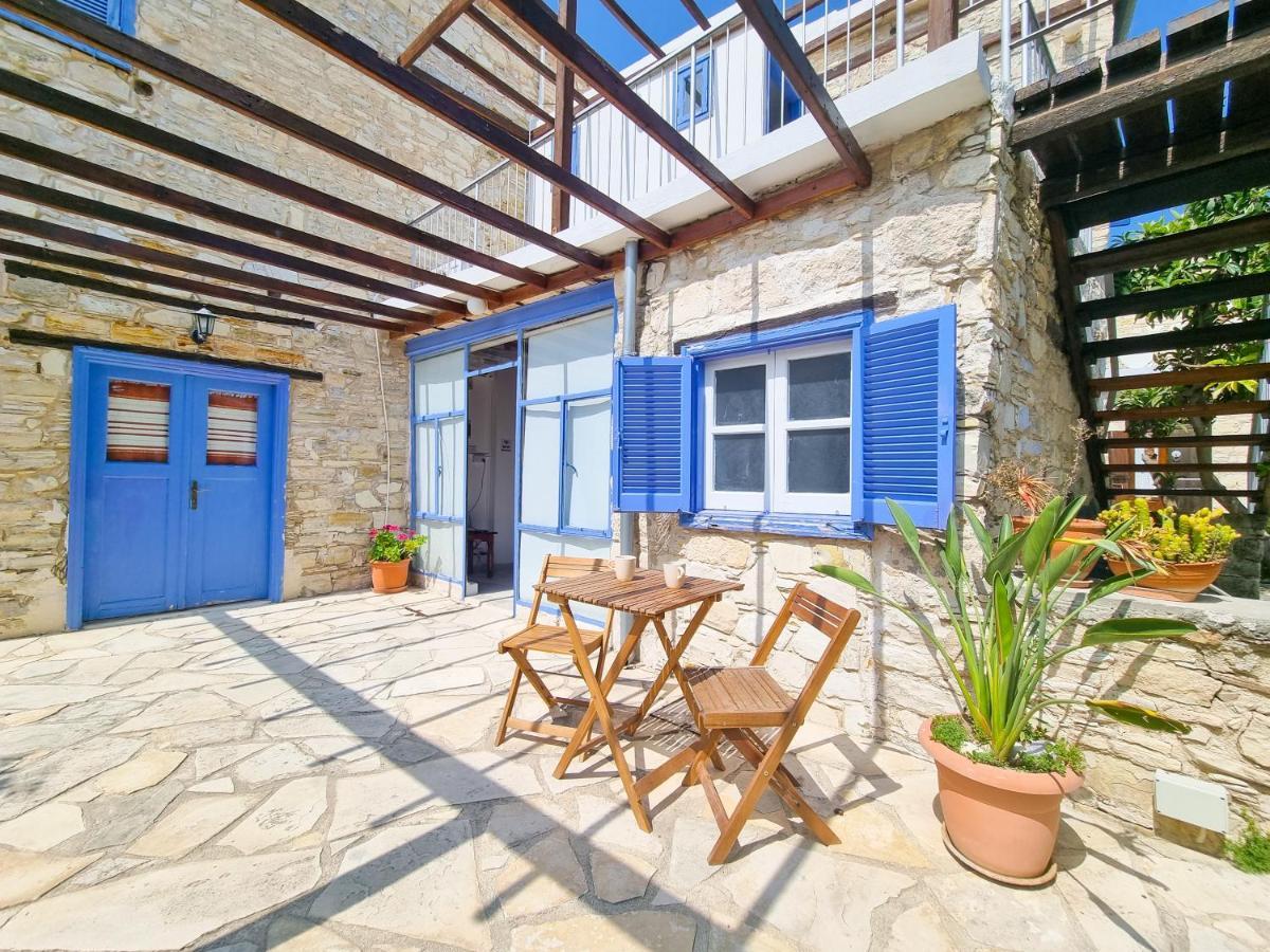 Athena'S Pool Oasis Daire Skarinou Dış mekan fotoğraf