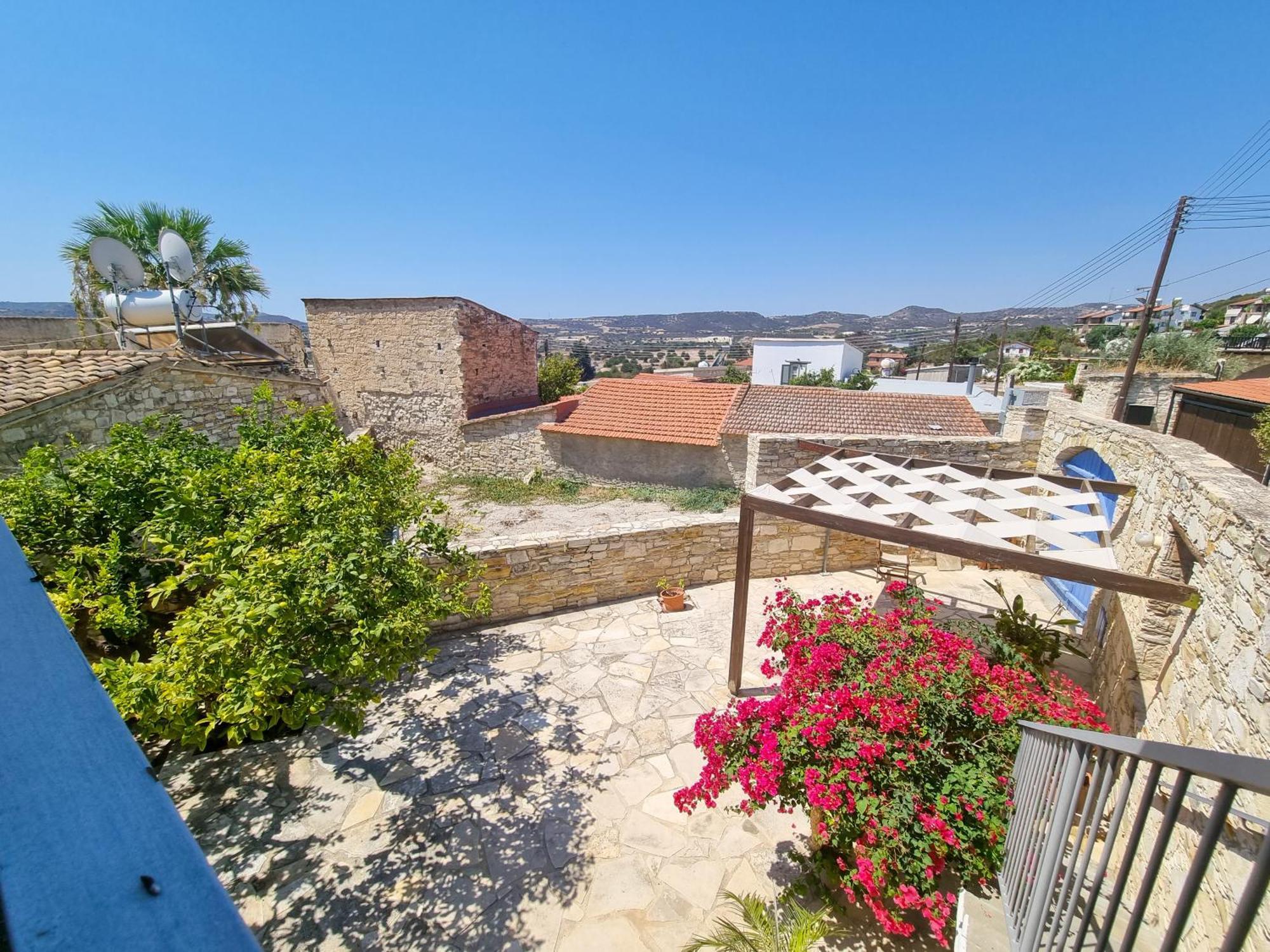 Athena'S Pool Oasis Daire Skarinou Dış mekan fotoğraf