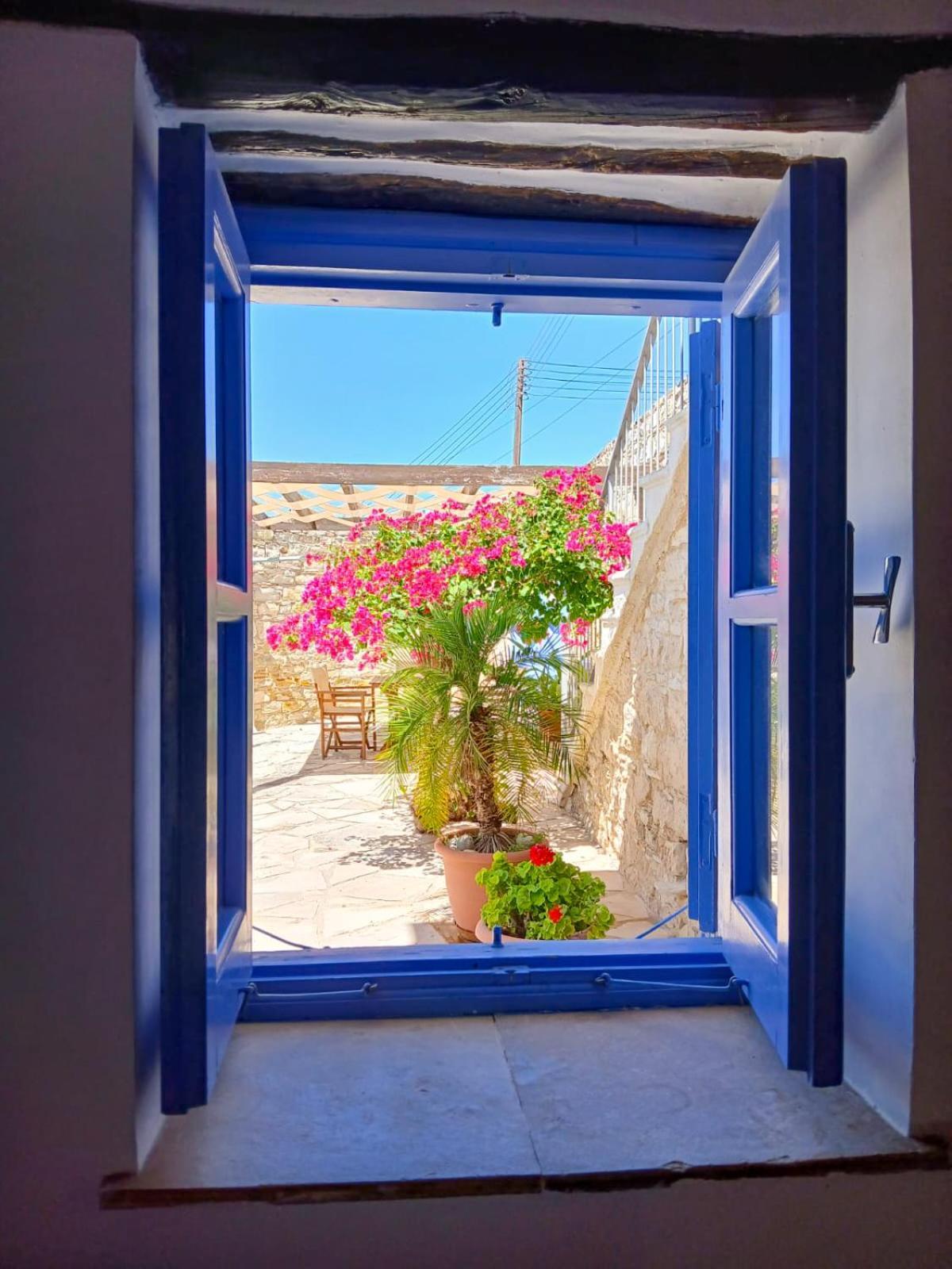 Athena'S Pool Oasis Daire Skarinou Dış mekan fotoğraf